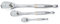 GearWrench 3 Piece 1/4, 3/8 & 1/2 Drive Full Polish Ratchet Set, 90 Tooth - 81206T, Multi