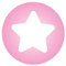 Click Bead Pink mit weißem Stern