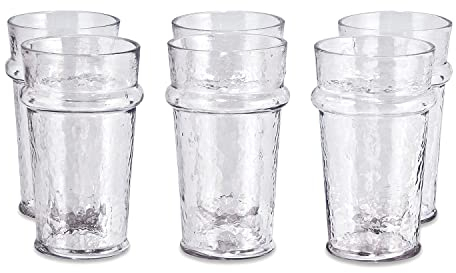 LOBERON Glas 6er Set Avrilla, mundgeblasen, zeitloses Design, spülmaschinenfest, Küchenutensilien, Küchenzubehör, Tischaccessoires, klar