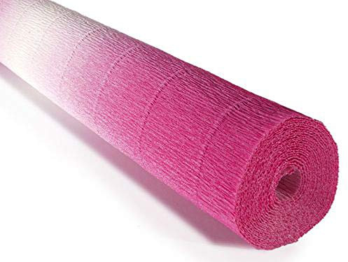 FloristryWarehouse 600/1 - Rollo de papel crepé (180 g, 50 x 2,5 m), color fucsia