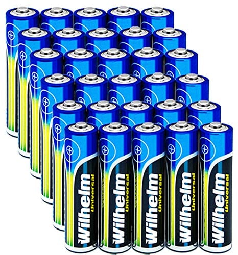 Wilhelm 30 AAA Mikro Universal Alkaline Batterien im Shrink LR03…
