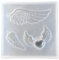 ATATMOUNT Cristal époxy résine Moule Ange Aile Forme Moulage Silicone Moule à la Main Bricolage Artisanat Fabrication de Bijoux Outils