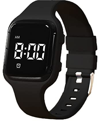 Vibrationsalarm Erinnerung Uhr–bis zu 15 persönliche Alarme Pillenerinnerungen und Timer pro Tag (Black)