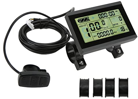 Display LCD3 per Bici, Display LCD3 KT 72V Display per Bicicletta Elettrica con Connettore SM per Controller KT Accessori Per Modelli Di Auto