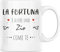 Vulfire Tazza in Ceramica con Dedica Fortuna Uno Zio Come Te - Regalo e Idee per Festa degli Zii, Colazione Caffè