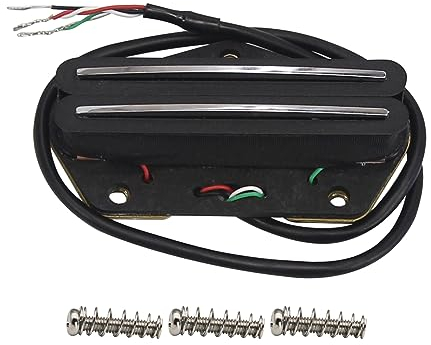 FLEOR Alnico 5 TL Aufsammeln Hot-Rail-Humbucker Bridge-Tonabnehmer 12-13K Fit TL Gitarrenteil
