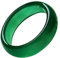 Natürlicher grüner Jade-Ring für Damen und Herren, Glücksring, grüne Jade-Ringe, Schmuck, Größe 6–10, UK 7 / EU 40, Zink, Legierung