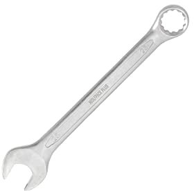 WOLFPACK LINEA PROFESIONAL Llave Combinada Plus 25x25 Acero Cromo Vanadio DIN 3113. Llave Doble Boca, Llave Fija, Llave Estrella