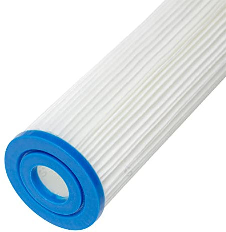 Filtro 10” 2.5” Poliestere Plissettato 1 Micron Cartuccia Pieghettata Filtraggio Acqua
