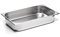 Forgast Recipiente de Acero Inoxidable | GN Formato 1/1 | Tamaño 53x32,5x6,5 cm | Recipiente Gastronorm | para platos calientes, sopas, ensaladas | Aptas para el lavavajillas