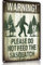Vintage Blechschild Metallposter Bigfoot Wissen Bigfoot Bigfoot Liebhaber Geschenk Sasquatch Schild 30x20cm
