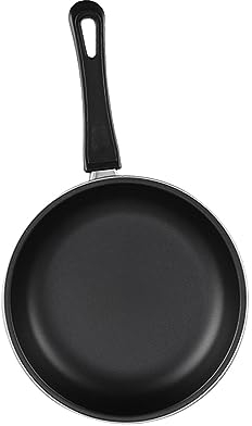 Baoblaze Cast Iron Pan Round Frying Pan Heat Resistant Handle Nonstick Multifunctional Mini Nonstick Egg Pan Skillet for Home Kitchen Outdoor Picnic, 25cm