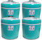 SOUK ONE Gaskartusche Premium 500g (880ml) 4X Set mit Schraubventil EN417, B188-Ventil Schraubkartusche, Campingkocher, Gasheizung, Camping Gas Butangas Kartusche (4X 500g)