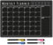 TMS A3 Weekly Planner Whiteboard | Magnetic Calendar for Fridge and Dry Wipe Pens | Meal or Family Planner for Kitchen (Blackboard, A3-Monthly)