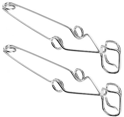 Gatuida 2 Pezzi Rack Per Provette Clip Di Prova Morsetti Da Laboratorio Morsetto In Acciaio Morsetti Per Provette Per Microcentrifuga Clip Di Prova Strumenti Di Supporto Per Provetta