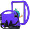Funda protectora compatible con TCL Tab 10 Gen 2 de 10.36 pulgadas (2023), funda ligera con soporte, asa y correa, funda de protección a prueba de golpes compatible con TCL Tab 10 Gen2 (morado)