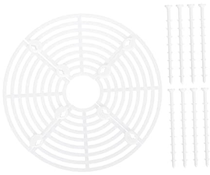 BESPORTBLE Para Macetas De Plantas Protector De Suelo para Jardín Diámetro Color Blanco para Proteger Flores y Plantas De Mascotas y Animales