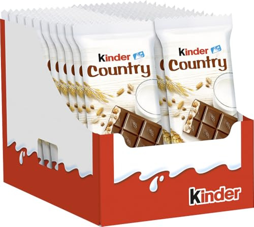 Kinder Country Schokoriegel, 1 Packung mit 20 Einzelriegeln á 23,5 g