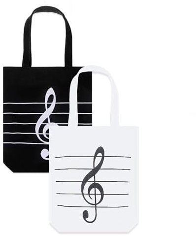 KUBDPQOR Zweifarbiges Notentasche Set - Stilvoll und Praktisch für den alltäglichen Gebrauch, perfektes Präsent für Musikliebhaber