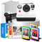 Sofortdruck-Kamera-Bundle mit Polaroid Now Gen 2 Sofortbildkamera, Polaroid Color i-Type Film, Polaroid-Fotohalter, Polaroid-Fotoalbum & Acryl-Bilderrahmen (Schwarz & Weiß)