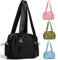 Tokeya Sporttasche für Damen Kleine Mini Reisetasche Wasserdicht Fitnesstasche mit Nassfach und Verstellbarer Schultergurt Kleine Sporttasche Frauen für Reisen, Fitness, Einkaufen, Schwarz