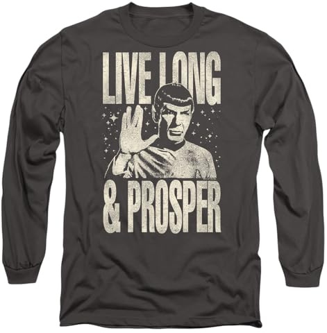 Star Trek: The Original Series - Spock Star Trek Prosper Mens Long Sleeve T Shirt
