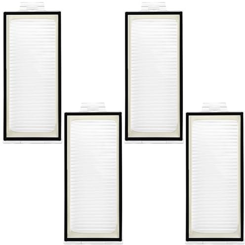 4 Stück Filter Hepa für Xiaomi Roborock Q7 Max/ Q7 Max+/Q8 Max/Q7/ Q7+/ Q8 Max+/ Q5 Pro/ Q5 Pro+/T8 Roboter Staubsauger Ersatzteil für Roborock Filter