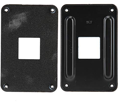 Ticfox CPU-Kühler-Backplate für AM4-Plattform A320, B350, B450, X370 und andere Motherboard-Modelle (Metall, schwarz)