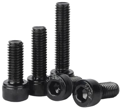 ZHUNTE Zylinderkopfschrauben mit Innensechskant aus Edelstahl 304, 50 Stück Zylinderkopfschrauben(M1.4 x12mm)