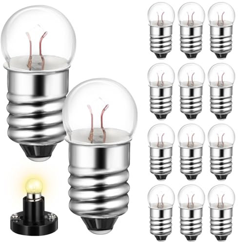 PartyKindom 50pcs Light Bulbs Electrical Experiment Bulb Flashlight for School Teaching Tools