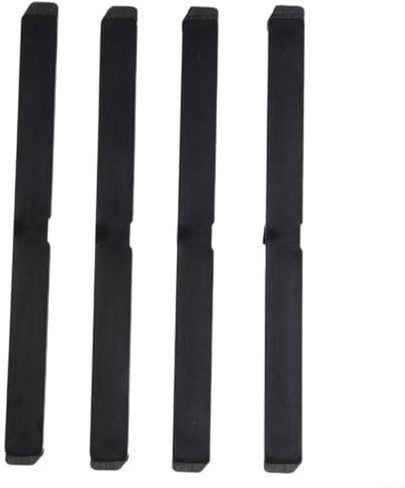Dachträger Abdeckung für Opel für Astra H, 4 teiliges Set zur direkten Montage an Front- und Heckbereich, schwarzer Kunststoff, kompatibel mit Originalteilen 51 87 877/51 87 878