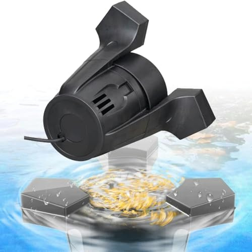 Skimmer Flotante 43W/70W,Máquina Limpiadora de Superficie de Estanque 3000L/H/4200L/H con Bomba de Agua y Sistema de Filtración,Cesta de Filtro Extraíble for Estanque de Peces, Lago(70W)