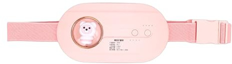 Zunate Verstellbares, Tragbares Heizkissen, Kabellose Massage, Elektrischer Uterus-Heizgürtel mit Fortschrittlicher Heiztechnik, Temperaturregelung, Massagefunktion
