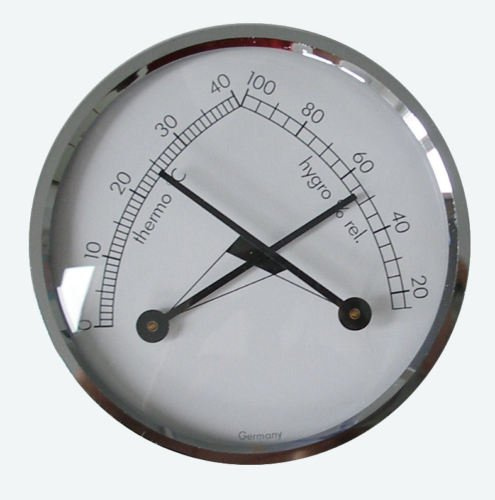 Chrome Thermo-Hygrometer Movement Insert 70mm K1.100528