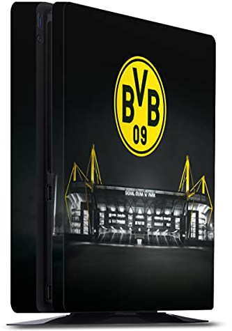 DeinDesign Skin kompatibel mit Sony Playstation 4 Slim Folie Sticker BVB Stadion Borussia Dortmund