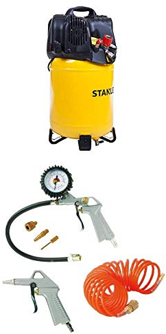 STANLEY Compressor D200/10/24V + Airtoolkit 6 pieces