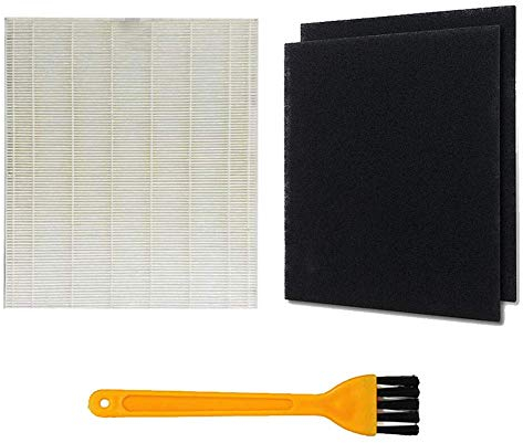 Carkio Ersatz AP1512HH HEPA-Filter mit Carbon Vorfilter für Coway Mighty CW Luftreiniger, AP-1512HH HEPA Filter, Aktivkohlefilter, Teil 3304899