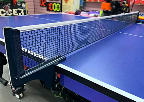 IPENNY Tischtennisnetze PE Tisch Tennis Netz Ping Pong Net TT-Netz Einzelnetz (Ohne Halterung) Professionell Tischtennisnetze Weißer Rand 175cm * 14cm