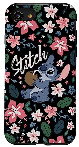 iPhone SE (2020) / 7 / 8 Disney Lilo & Stitch Tropical Floral Stitch Case