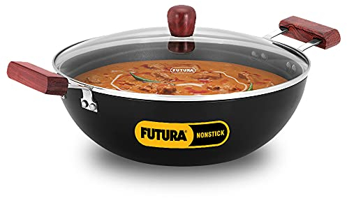 HAWKINS Futura INK50G Kadai, 5 litros, color negro