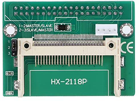 Plyisty Adaptador IDE a CF de 3,5 Pulgadas, convertidor IDE Hembra a CF - Tarjeta adaptadora IDE de 40 Pines CF a Hembra, 5,0 V / 3,3 V