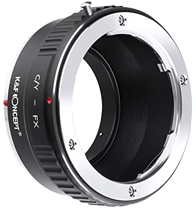 Minadax Objektiv-Mount Adapterring - Kompatibel mit Contax Yashica Objektiv kompatibel mit Fuji X Mount Kamera