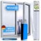 WindowShield® Fensterfolie Blickdicht | Milchglasfolie selbsthaftend | Selbstklebende Sichtschutzfolie Fenster Blickdicht | Anti-UV Privatsphäre Sichtschutz | für Bad, Büro, Wohnzimmer | 60 x 200cm
