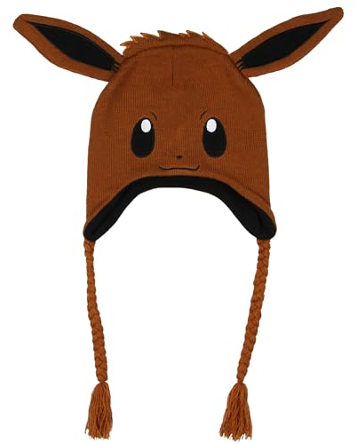 Pokemon Eevee Laplander Cosplay Beanie Cap Mütze One Size Licensed New