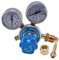 Pvczool Oxygen Gas Bottle Regulators O2 Pressure Reducer Inhaler Regulator Double Gauge Oxygen Tank Regulator