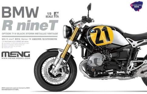 Meng Model 1:9 - BMW R nine T Option 719 Black Storm (PC)