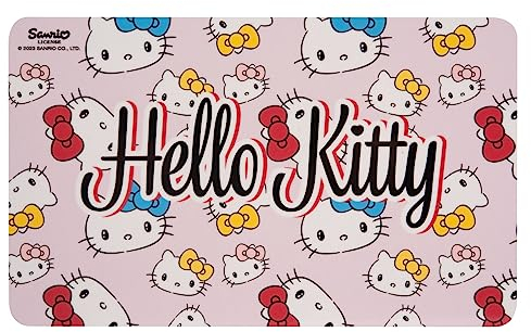 United Labels Hello Kitty Brettchen -Allover - Frühstücksbrettchen Schneidebrettchen aus Resopal