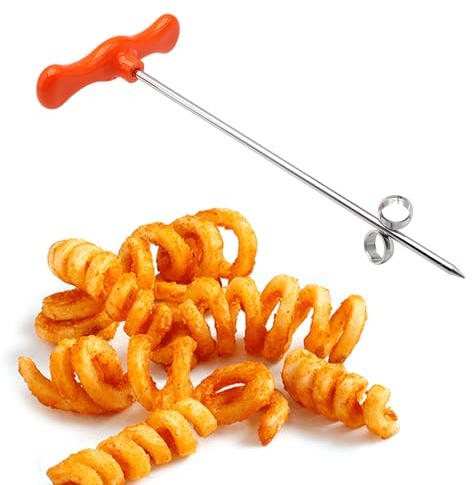 Leddy Living Trancheuse de pommes de terre à boucles, coupe-pommes de terre en spirale, convient pour fruits et légumes créatifs à torsion, carotte, courgette, concombre, pomme