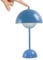 Amieron LED Flowerpot Tischlampe Kabellos mit Akku, Nachttischlampe Touch Dimmbar Flowerpot Lamp mit 3 Helligkeitsmodi, Dekorative Retro Schreibtischlampe für Schlafzimmer, Bars, Restaurants (Blau)