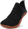 Hommes Barefoot Chaussures Pieds Nus Minimalistes Marche Légère Large Sneakers,Noir Marron,39 EU